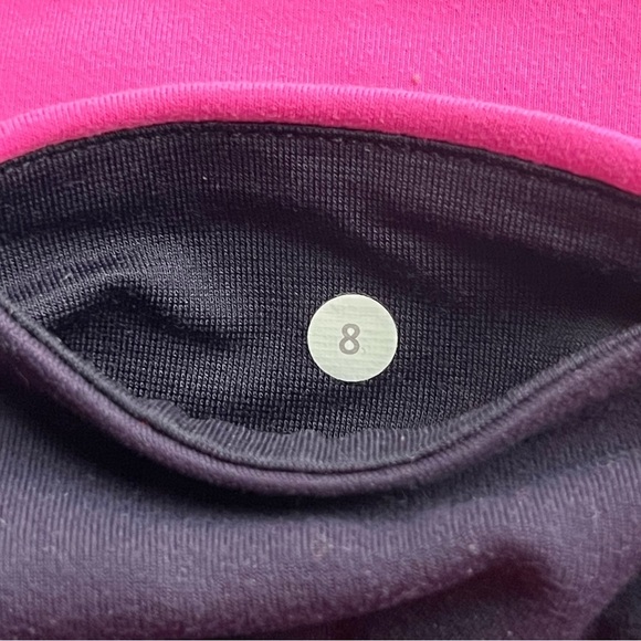 LuluLemon Reversible Athletic Workout Legging Capris Pink Medium 8 - Picture 6 of 9
